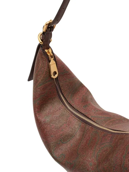 Etro   Paisley cotton hobo shoulder bag 