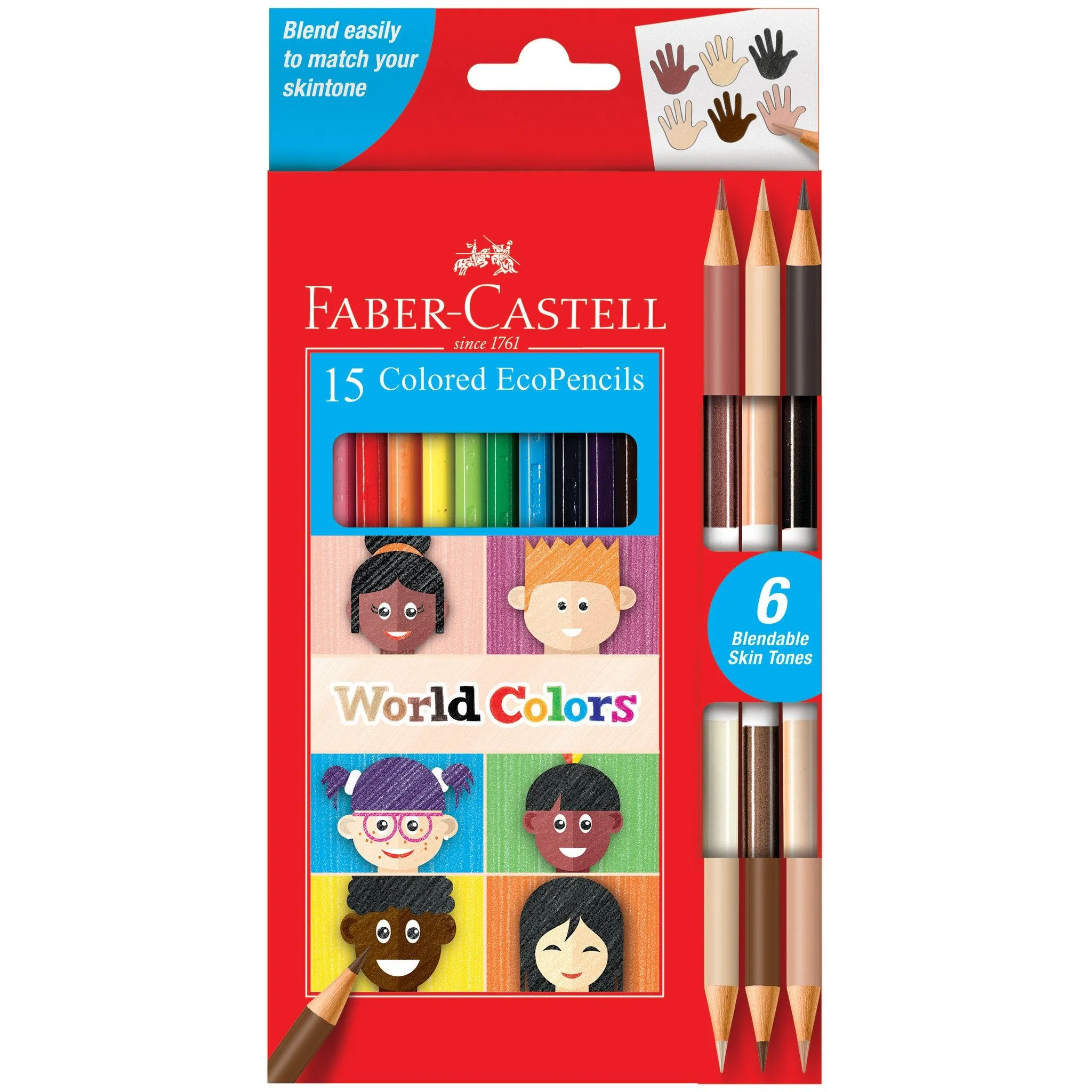 Faber-Castell 15 Colored EcoPencils