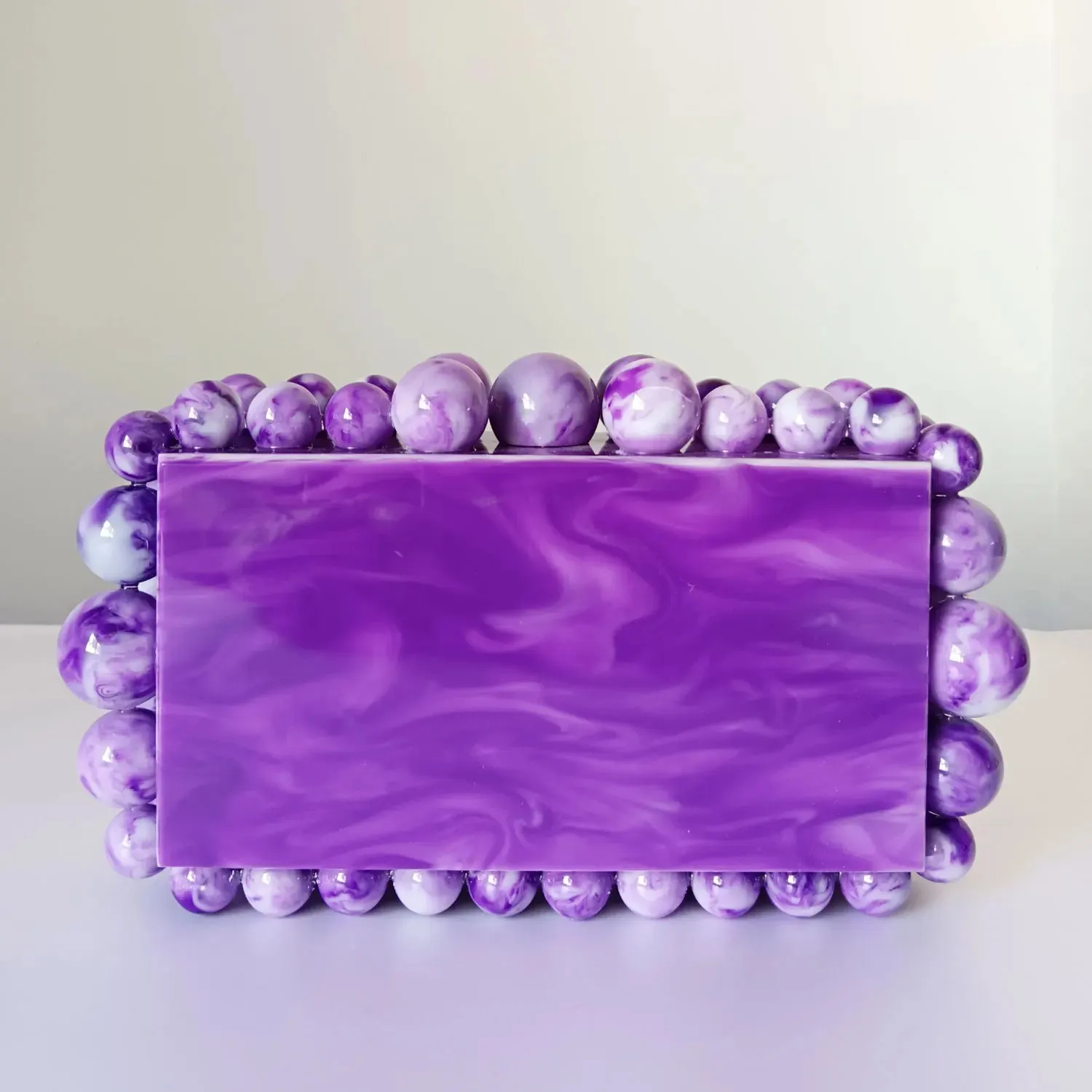 Fashion Acrylic Luxury Box Party Purse Clutches