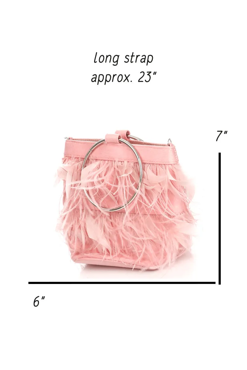 Feather Fashion Bag Crossbody Bag