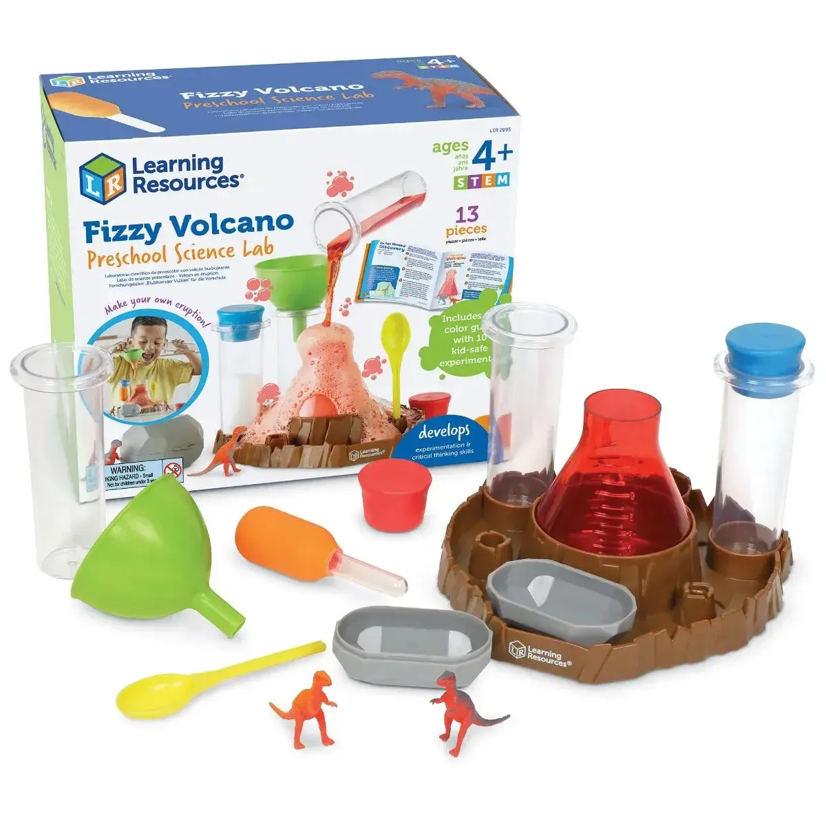 Fizzy Volcano Preschool Science Lab