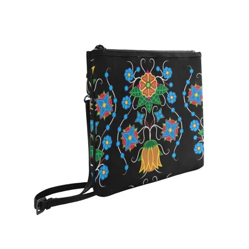 Floral Beadwork Four Mothers Slim Clutch Bag