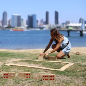 Giant Wooden Dominoes (Color Pips)