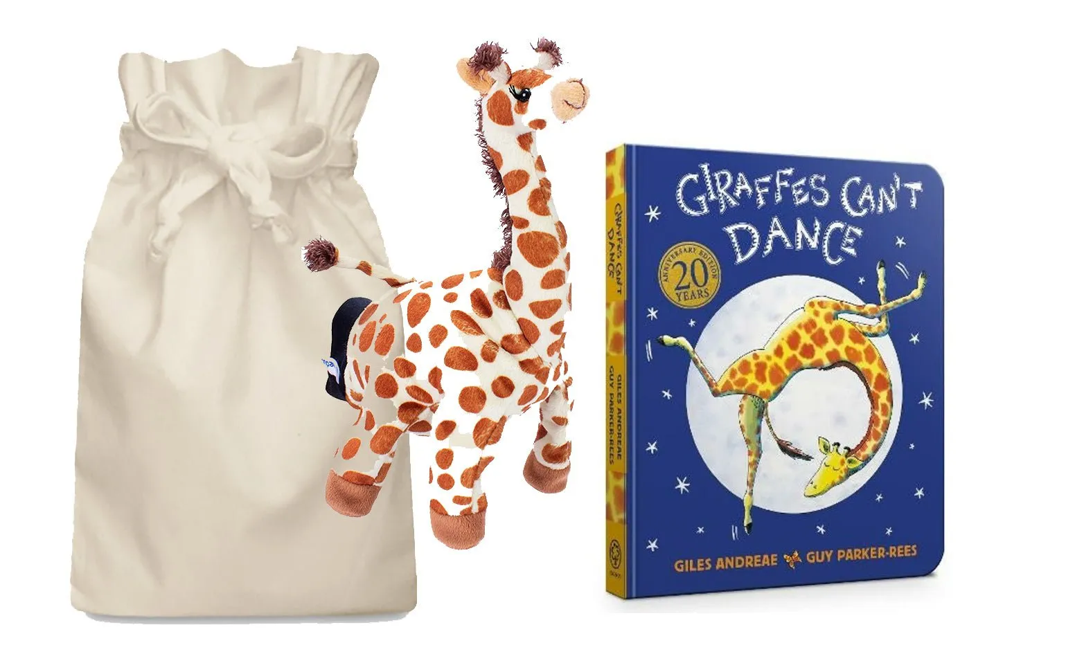 Giraffes Can't Dance Story Sack with Beleduc Giraffe Hand Puppet