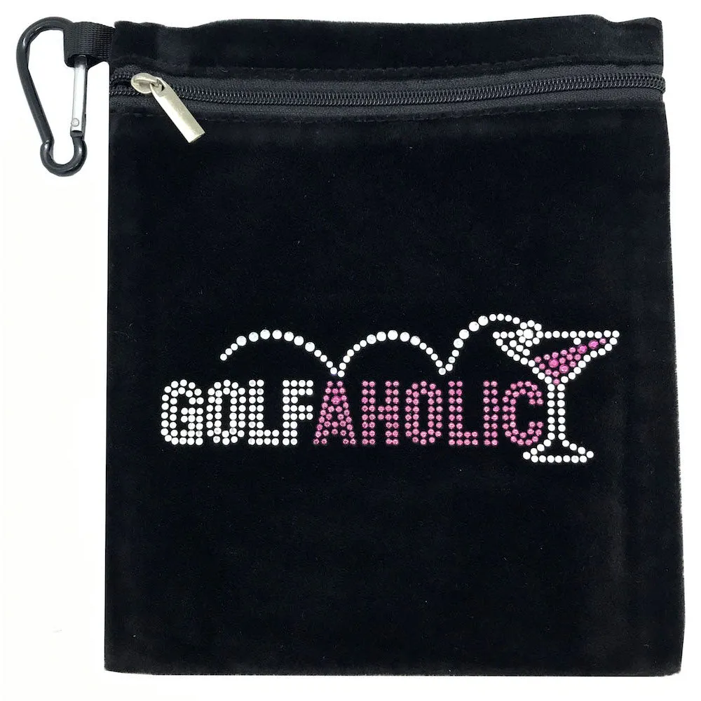 Golfaholic Bling Golf Accessory Bag