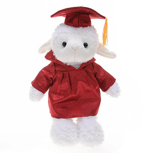 Graduation Stuffed Animal Plush Sheep 12"