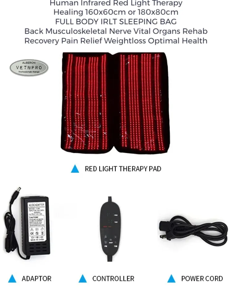 Human InfraRed Light Therapy SLEEPING BAG Multipurpose Back Vital Organs Musculoskeletal ALL OVER BODY Pain Relief Healing Recovery Rehabilitation Weightloss Rest & Restoration