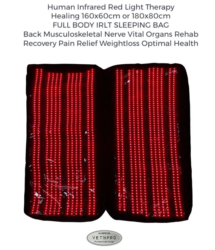 Human InfraRed Light Therapy SLEEPING BAG Multipurpose Back Vital Organs Musculoskeletal ALL OVER BODY Pain Relief Healing Recovery Rehabilitation Weightloss Rest & Restoration