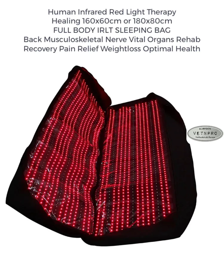 Human InfraRed Light Therapy SLEEPING BAG Multipurpose Back Vital Organs Musculoskeletal ALL OVER BODY Pain Relief Healing Recovery Rehabilitation Weightloss Rest & Restoration