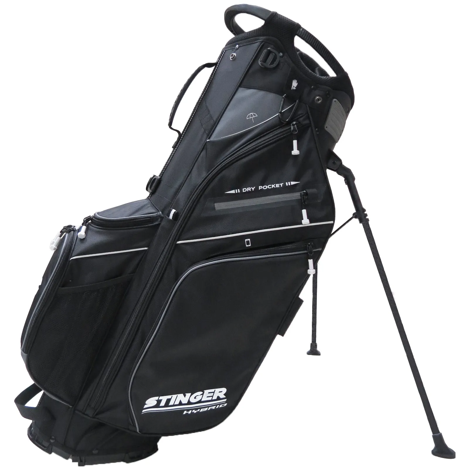 Hybrid Stand Bag - Black/White