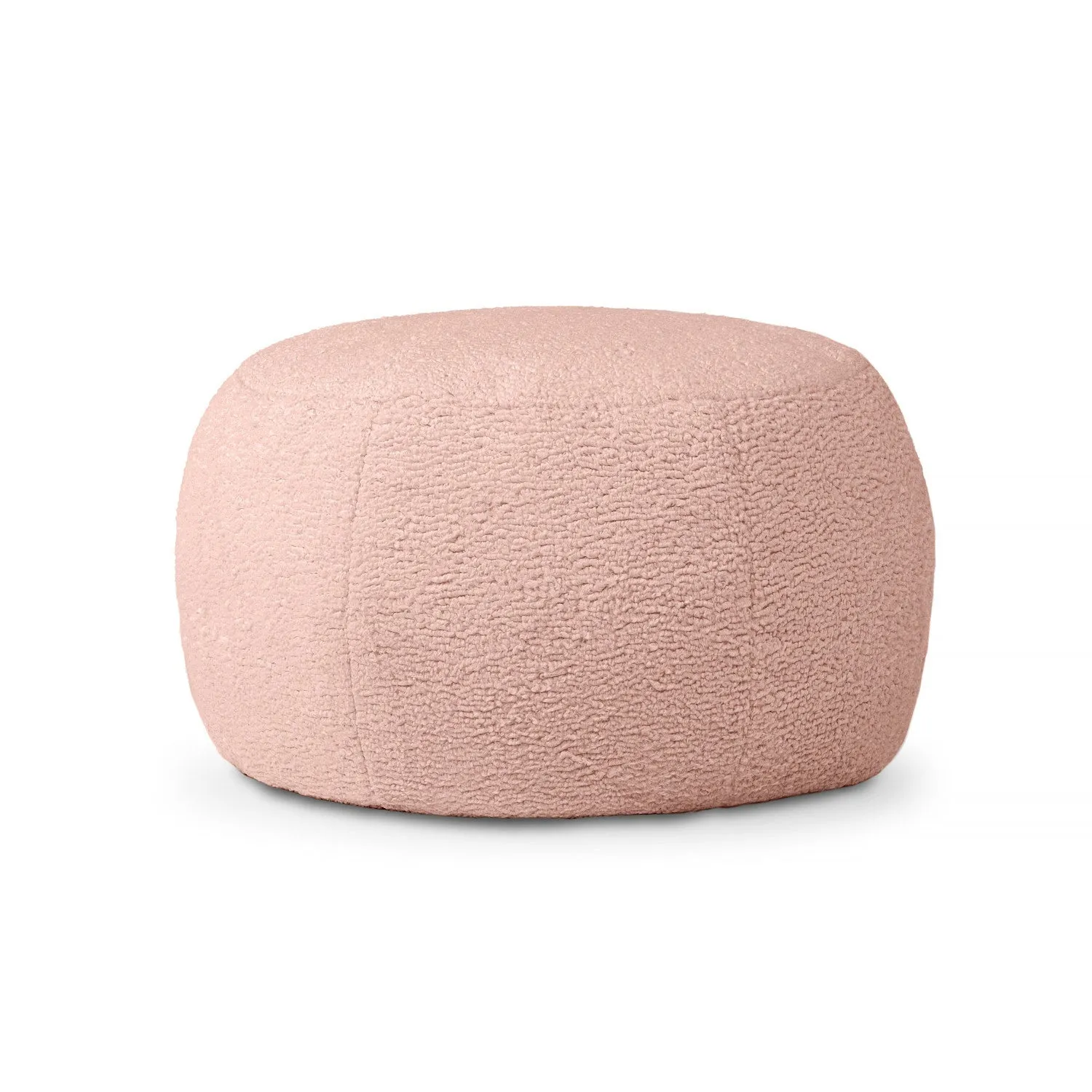 Jaxx Ellis Ottoman Shearling Faux-Lamb Plush Pouf