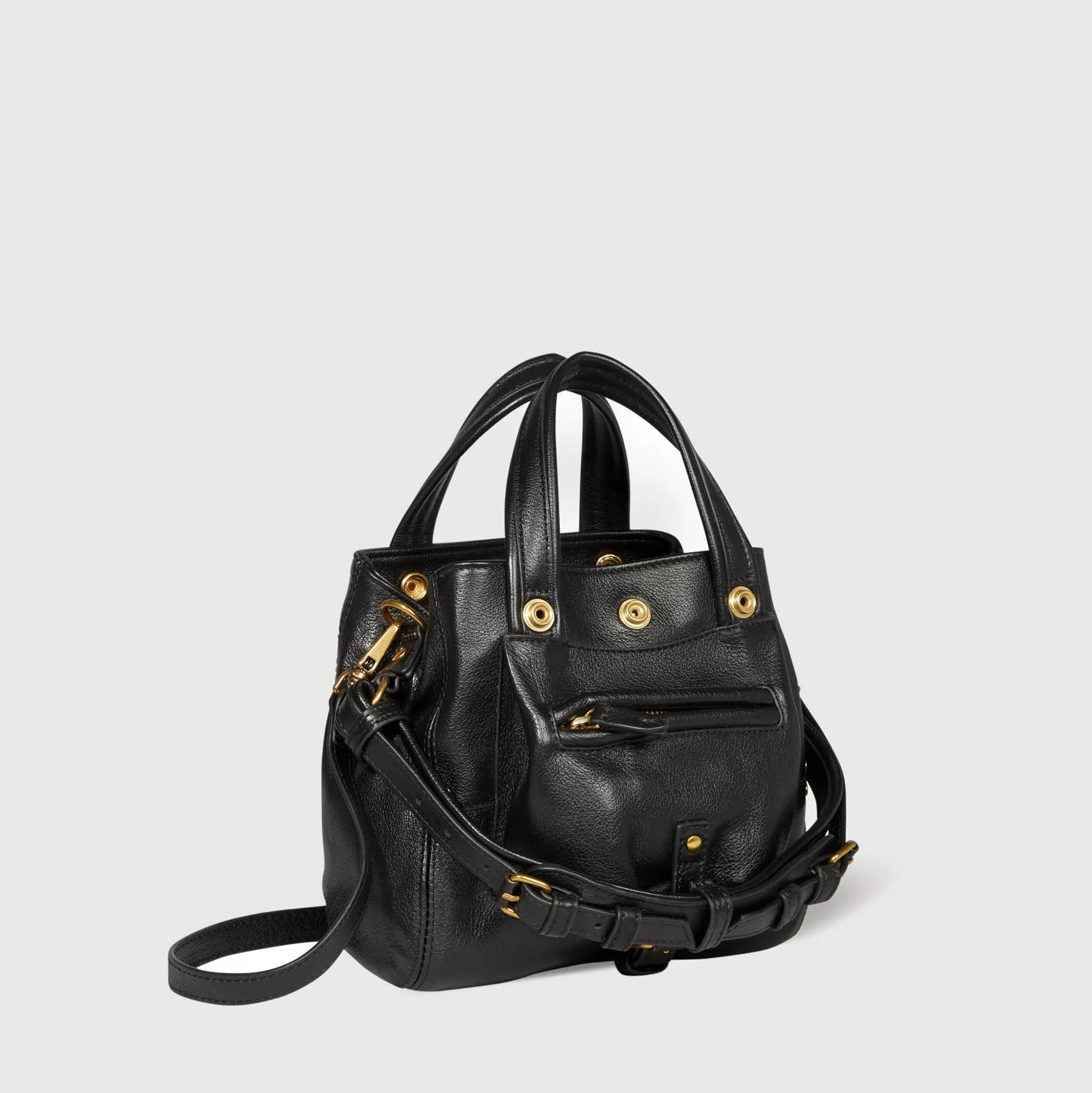 JEROME DREYFUSS SHOULDER BAG BILLY NANO BU BLACK