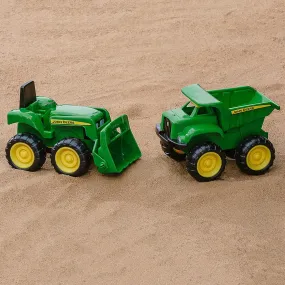 John Deere Mini Sandbox Tractor & Dump Truck