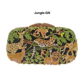 Jungle-Gn Women Clutch Evening Bag