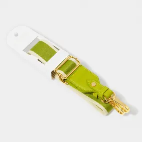 Katie Loxton Canvas Strap Lime Green Stripe