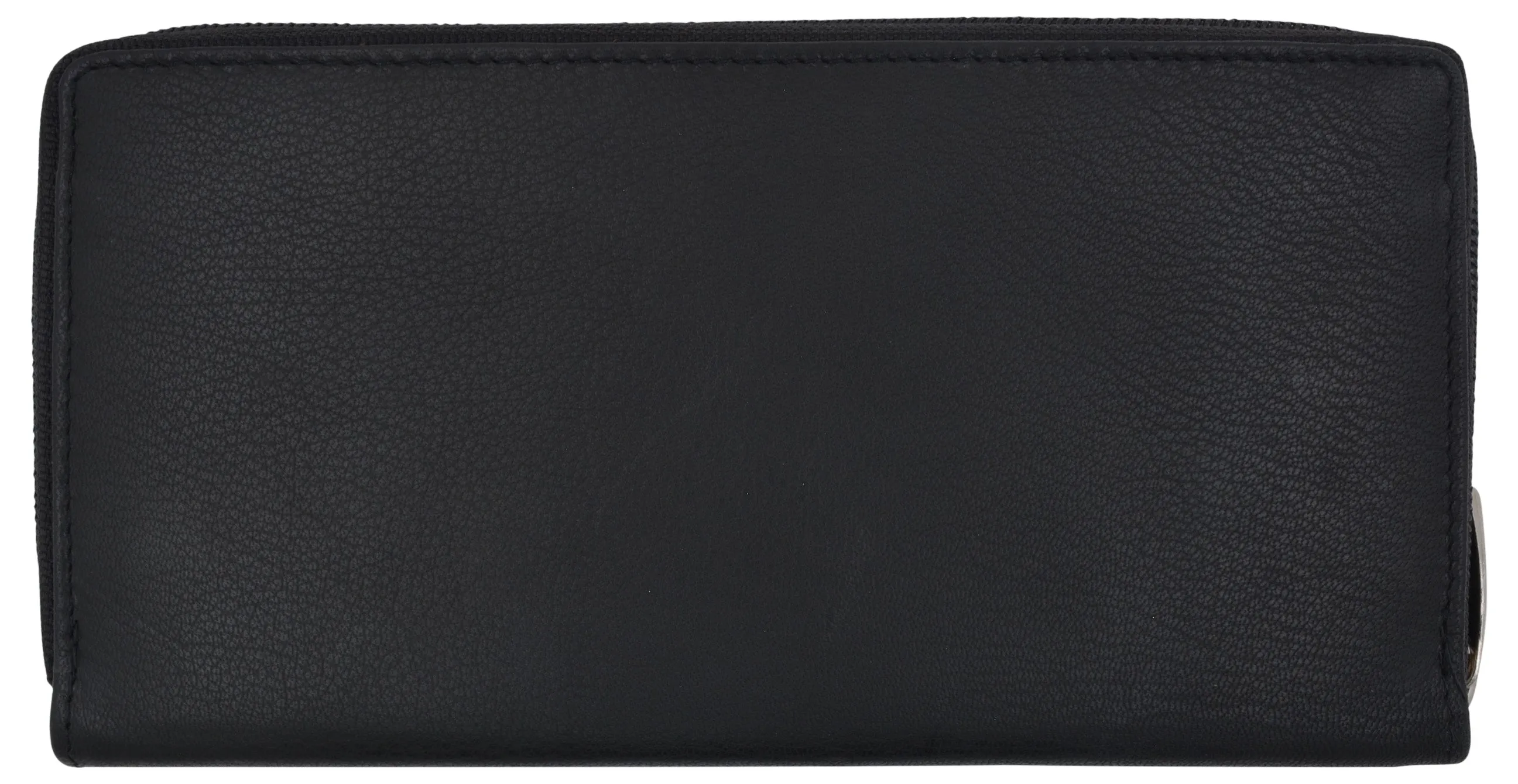 Ladies Genuine Leather Zip-Around Long Credit Card Wallet 7575GT