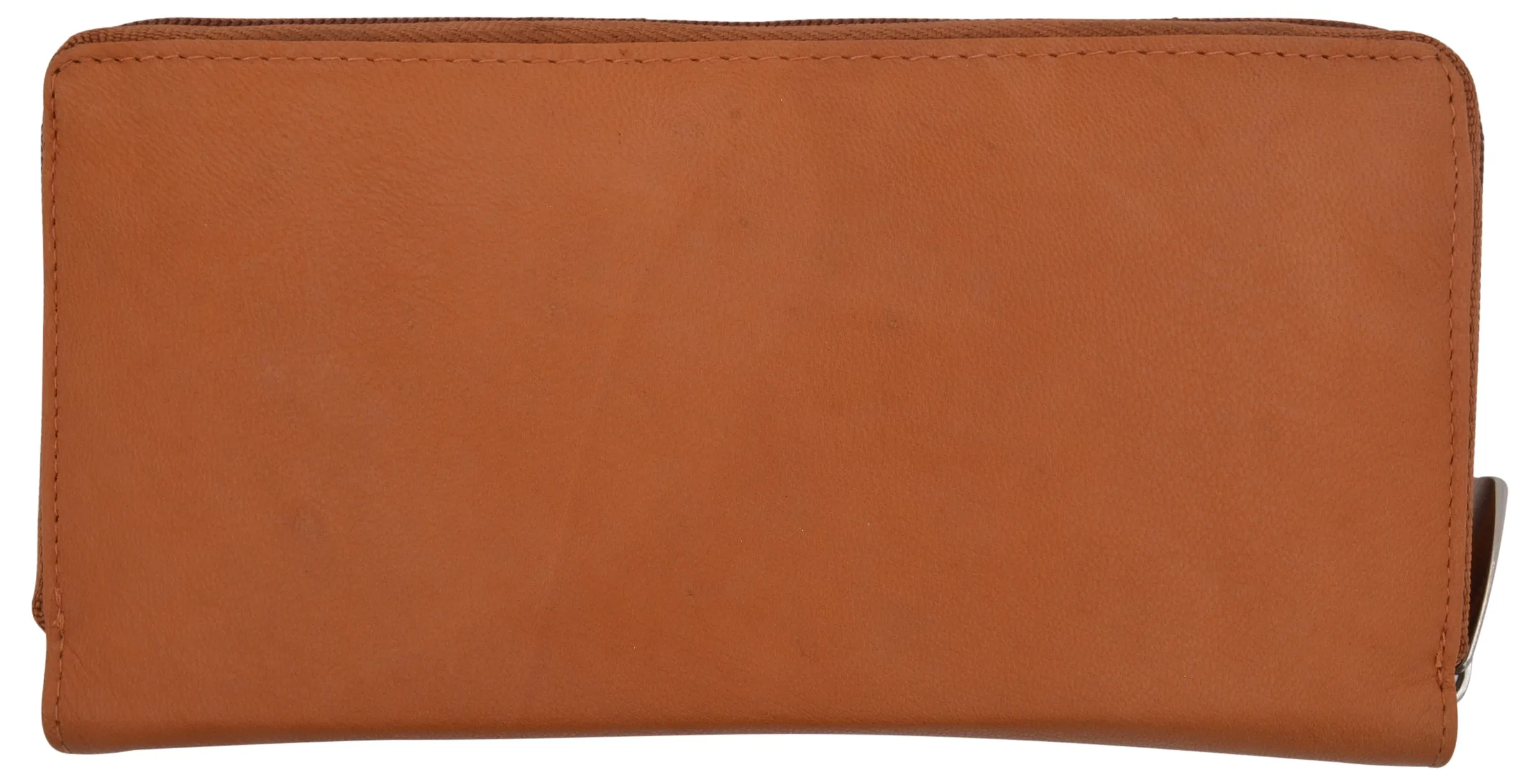 Ladies Genuine Leather Zip-Around Long Credit Card Wallet 7575GT