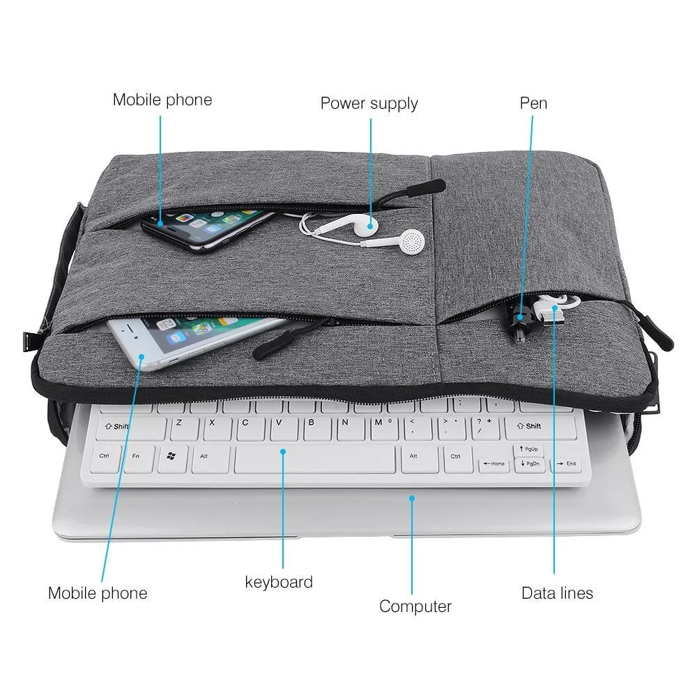 Laptop Bag For Macbook Air Pro Retina 11 12 13 14 15 15.6 inch Laptop Sleeve Case PC Tablet Case Cover for Xiaomi Air HP Dell