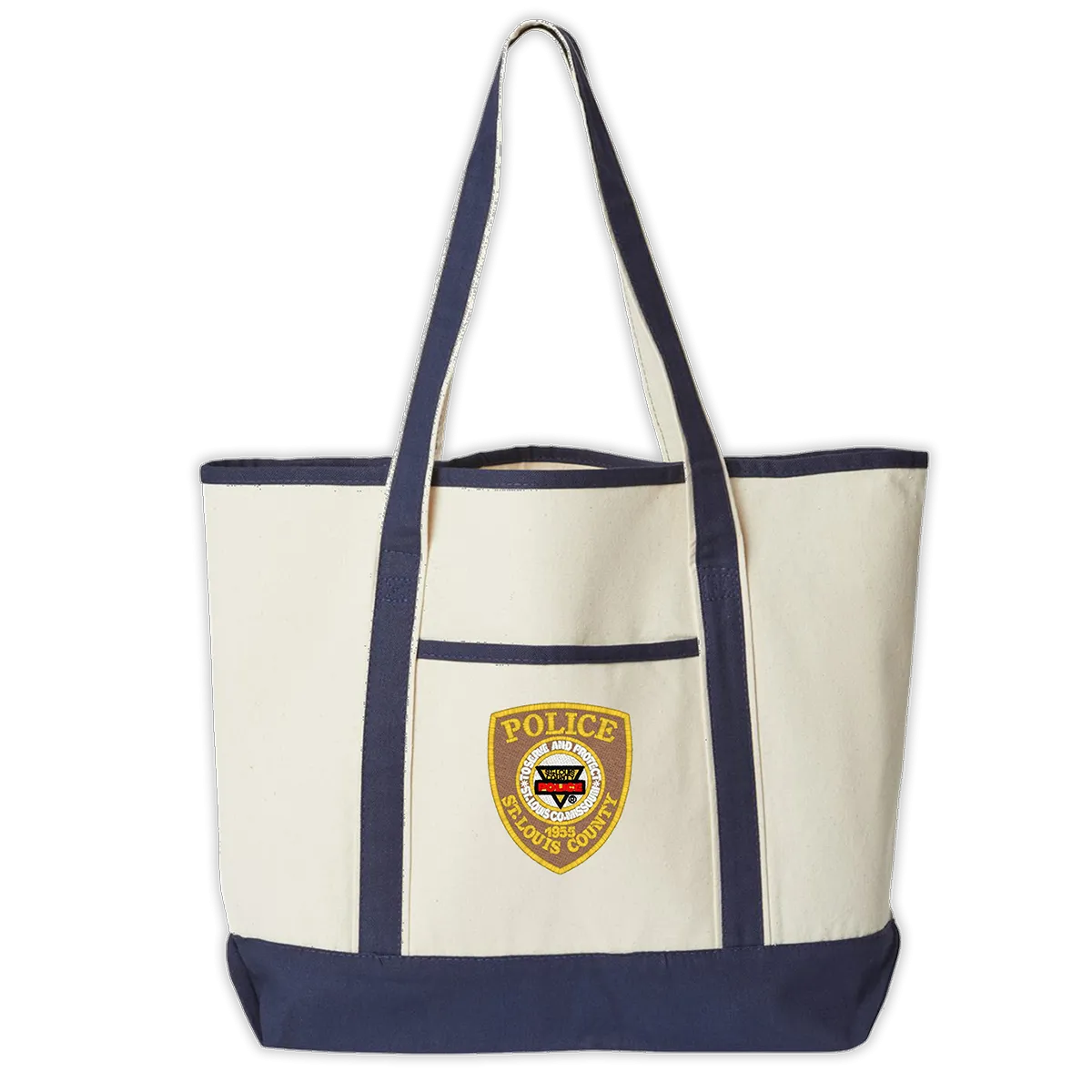 Large Boat Tote Bag "SLCPD Badge"