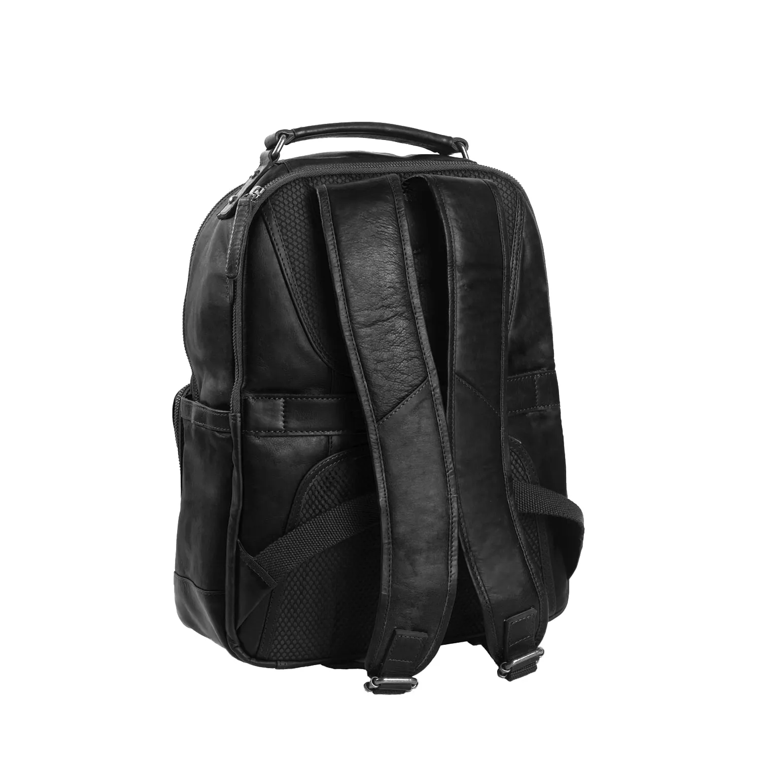 Leather Backpack - The Chesterfield Brand Austin Black