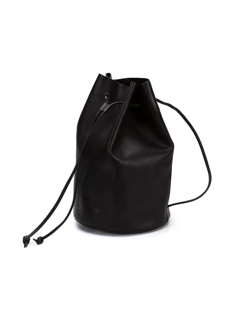 Leather Bucket Bag (IB2993 BLACK)