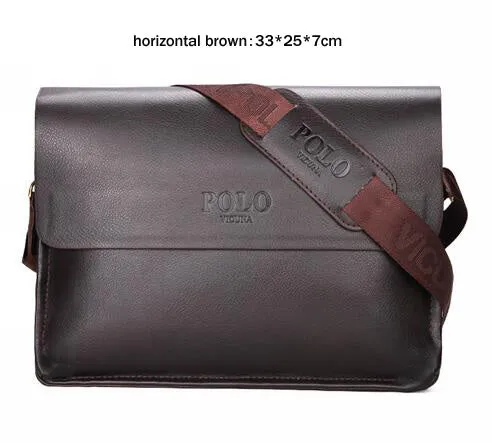 Leather Businessmen Casual Shoulder Bag