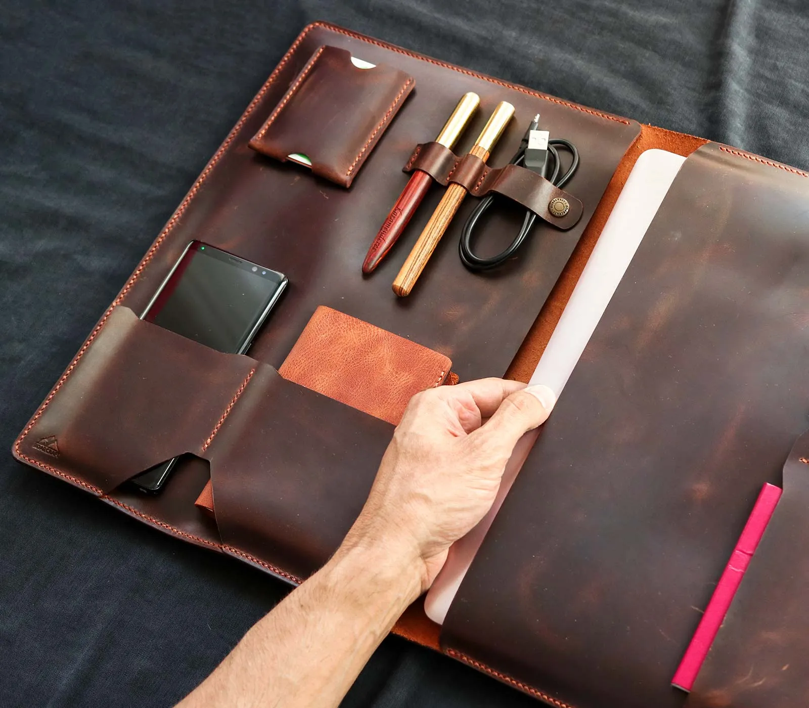 Leather reMarkable 2 Organizer