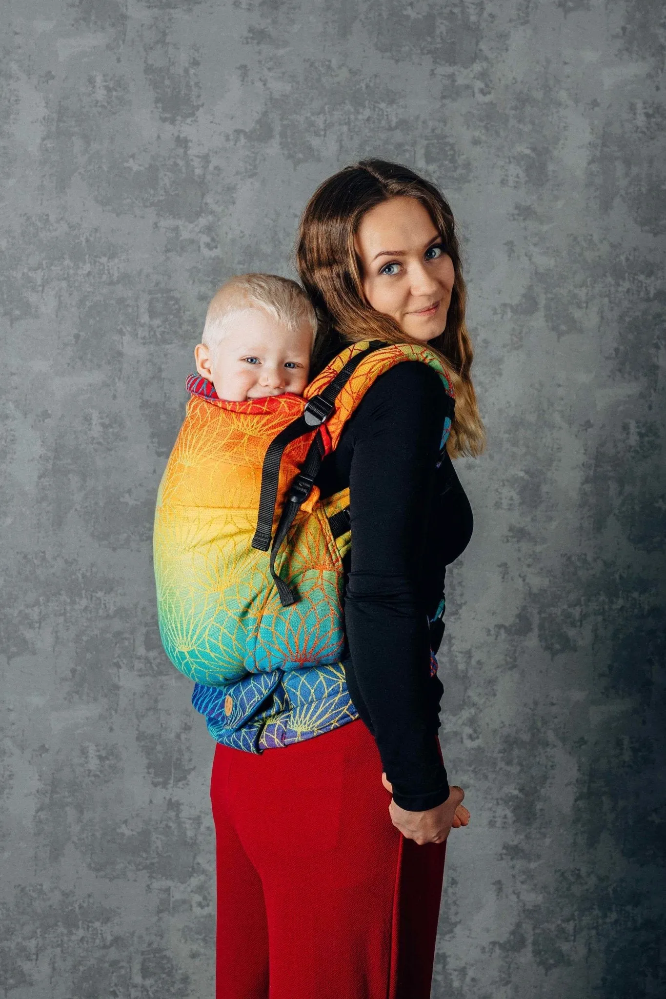 LennyLamb Preschool Carrier Rainbow Lotus