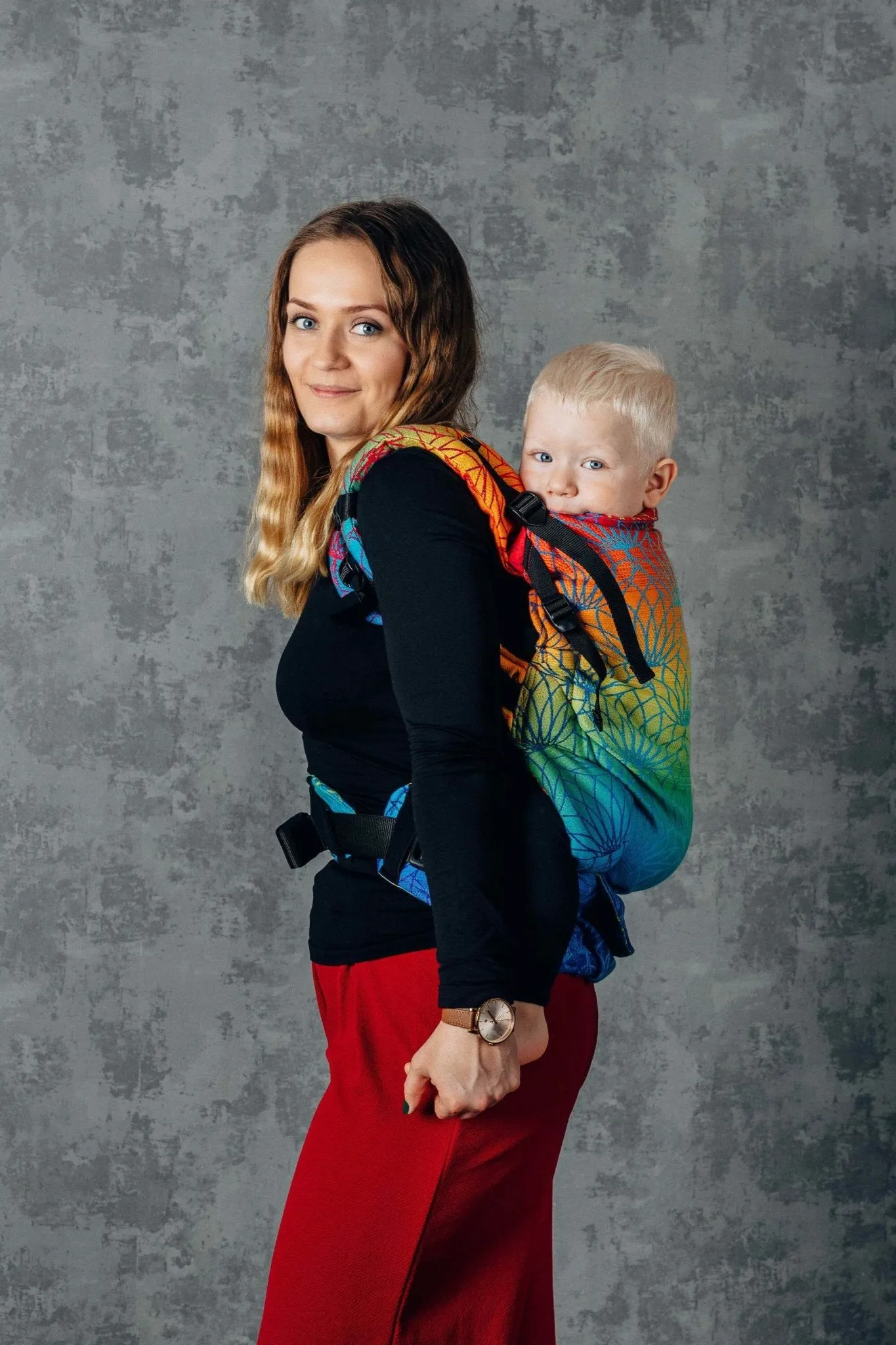 LennyLamb Preschool Carrier Rainbow Lotus