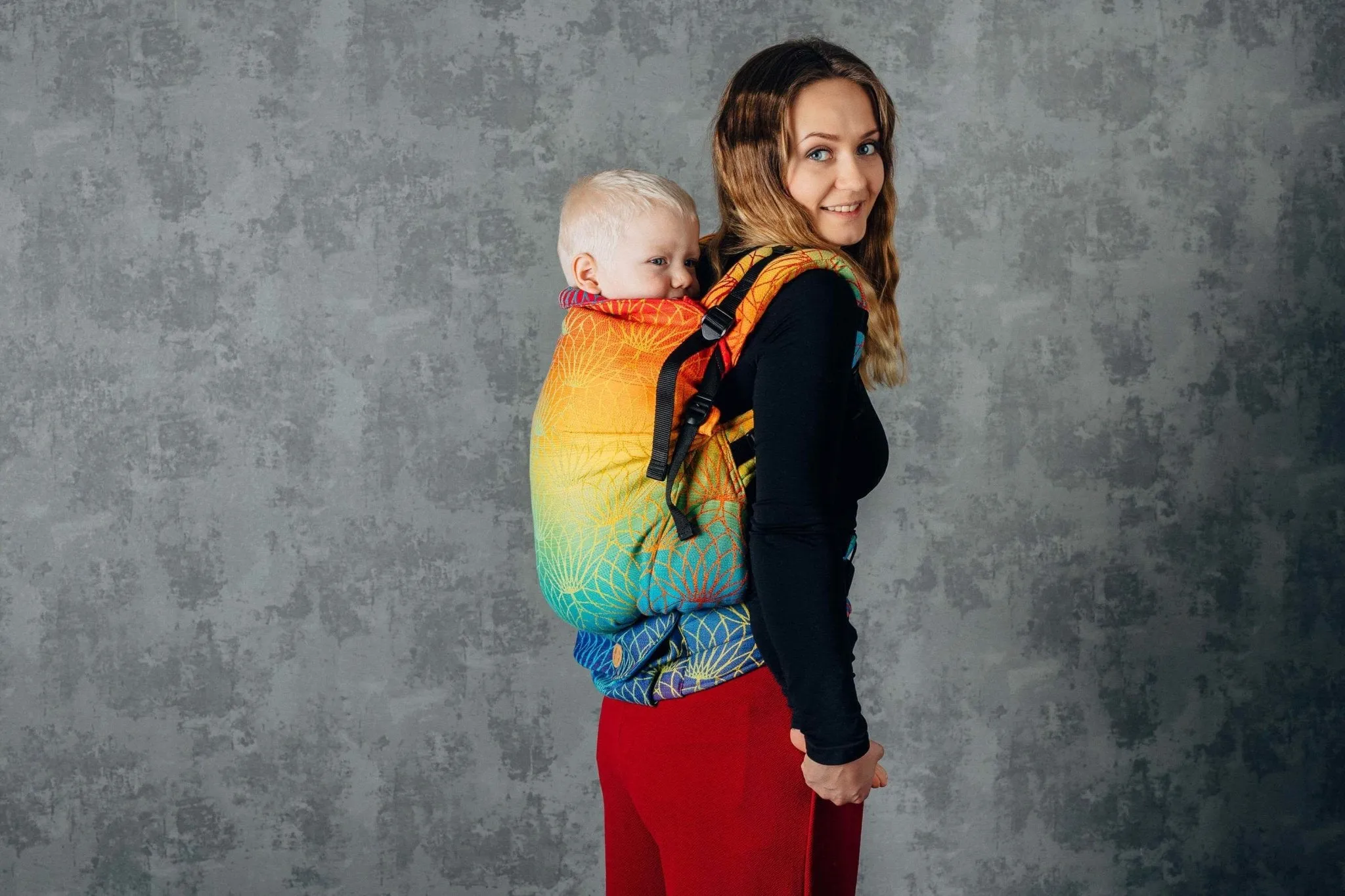 LennyLamb Preschool Carrier Rainbow Lotus