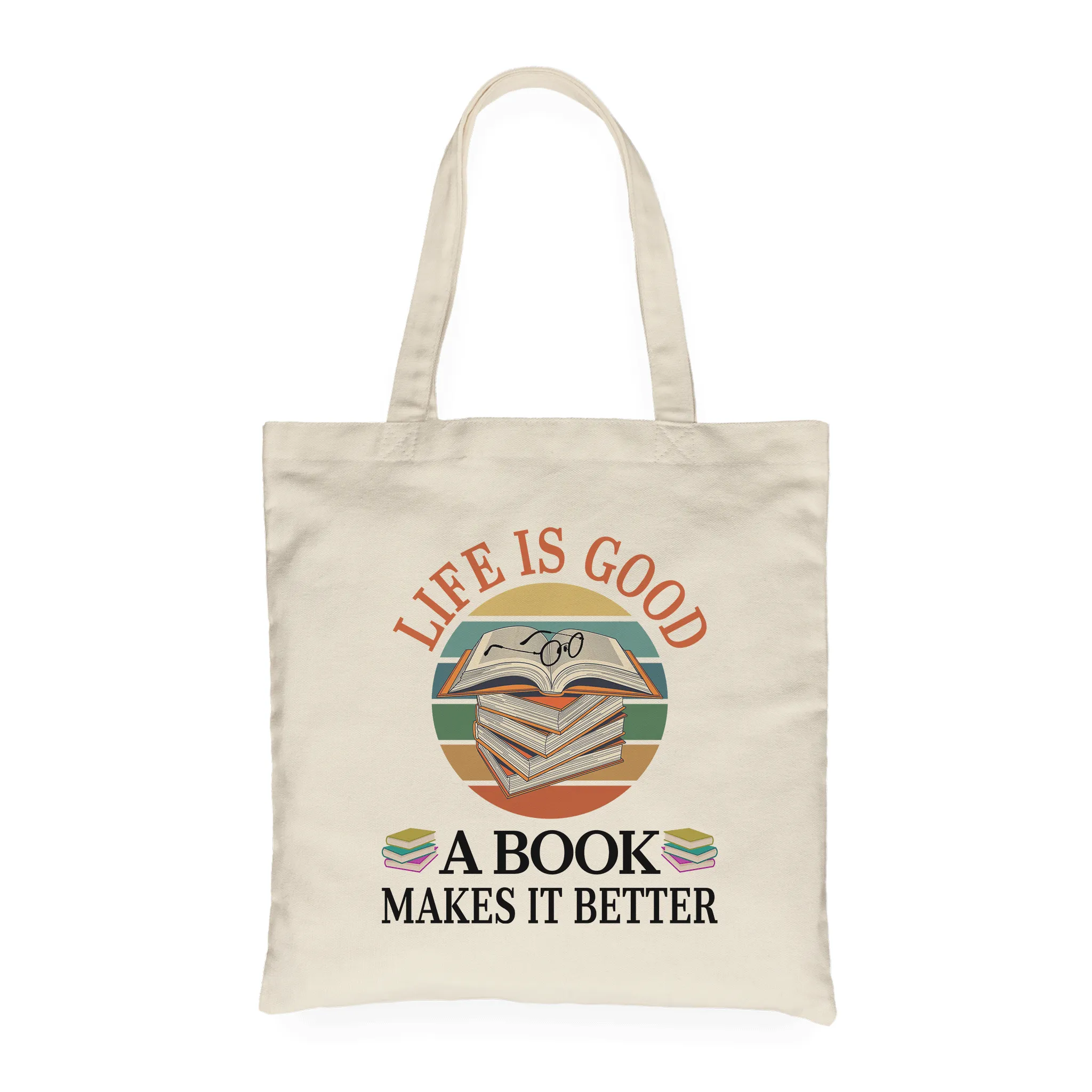 Life Is Good A Book Makes It Better Book Lovers Gift TBW107