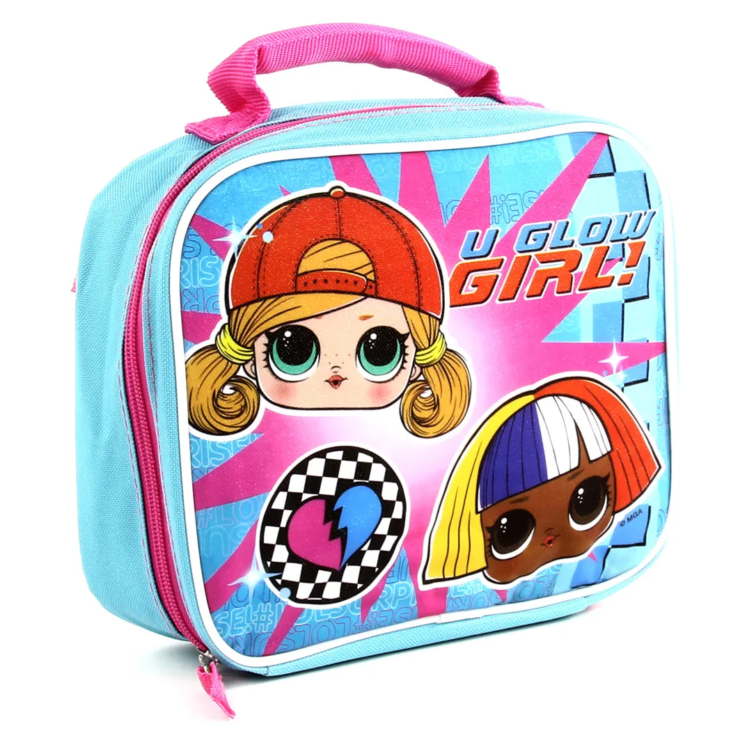 LOL Surprise 16 Inch Backpack / Lunch Bag Set (non-personalized)