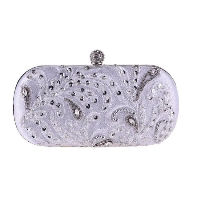 Luxury Evening Bags Fashion Full Dress Day Clutch  Handmade Purse