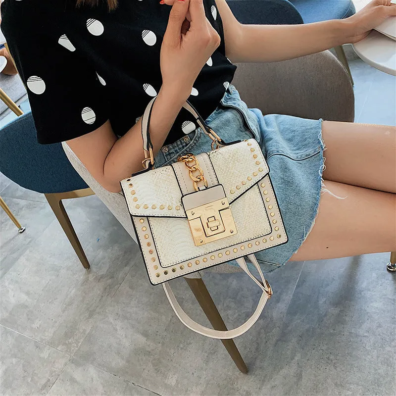 Luxury Fashion snake pattern handbag for women Purse