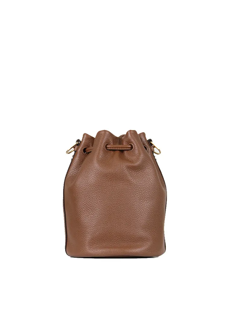 Marc Jacobs The Groove Webbing Bucket Bag In Cognac 4R3HCR013H02