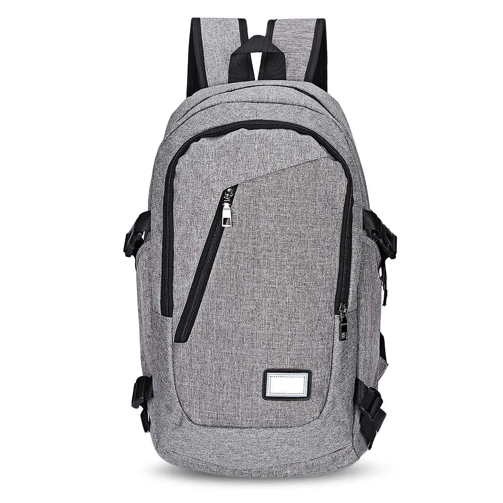 Men's Travel Backpack with External USB Charge Port