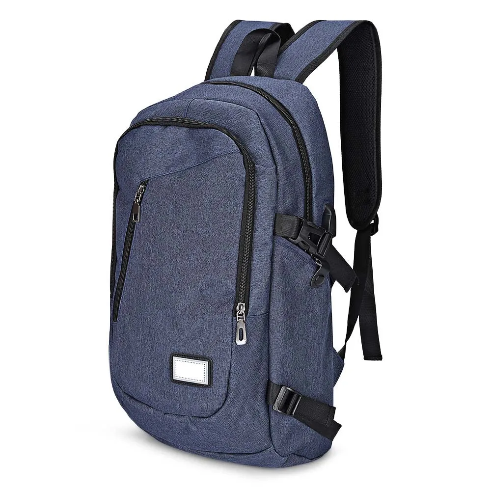 Men's Travel Backpack with External USB Charge Port