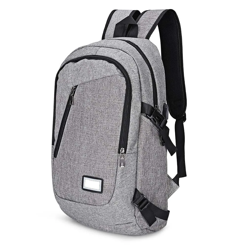 Men's Travel Backpack with External USB Charge Port