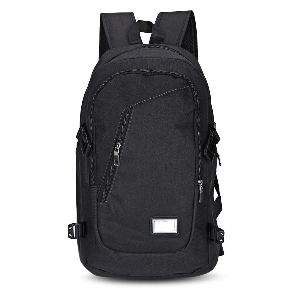 Men's Travel Backpack with External USB Charge Port