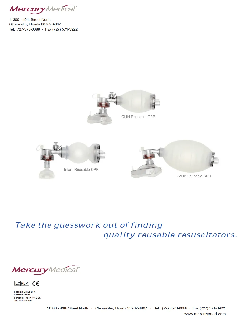 Mercury Infant Resuscitator ~ Reusable