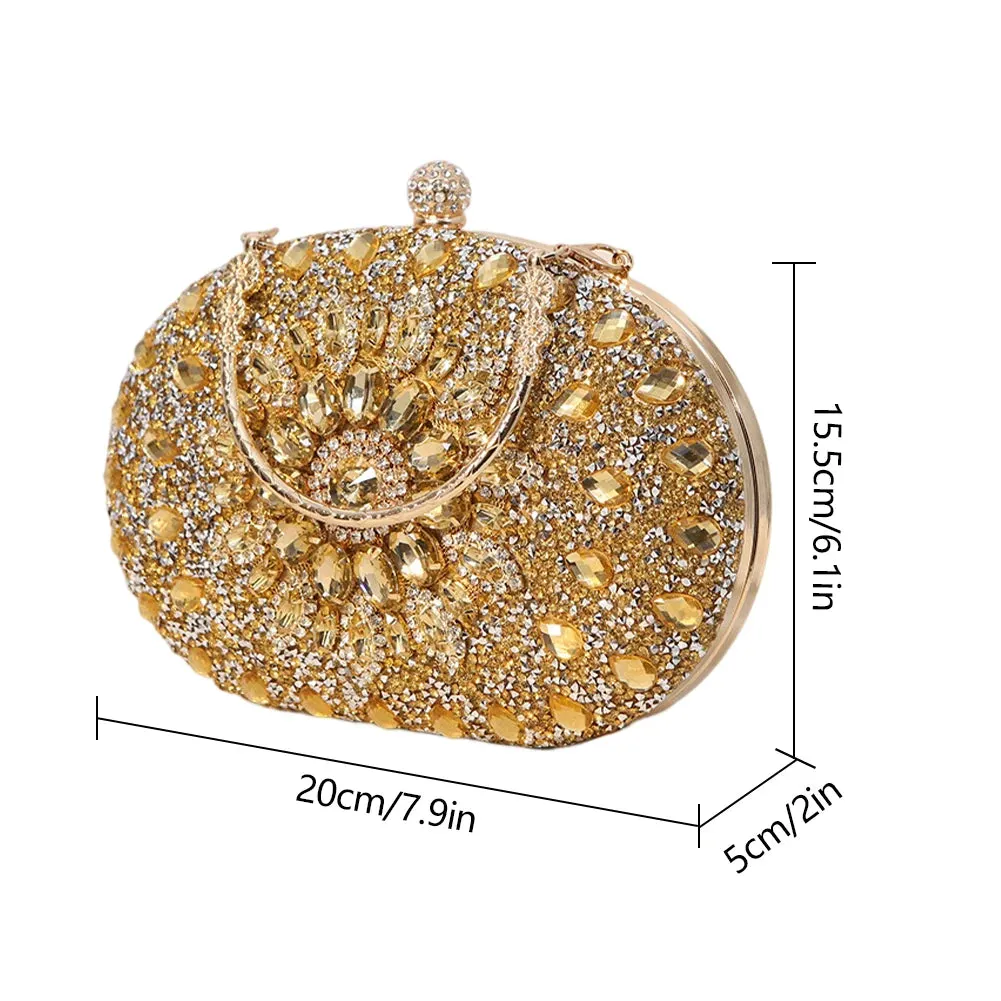 MOJOYCE Marvelous Multi-Choice Bling Clutch Bag