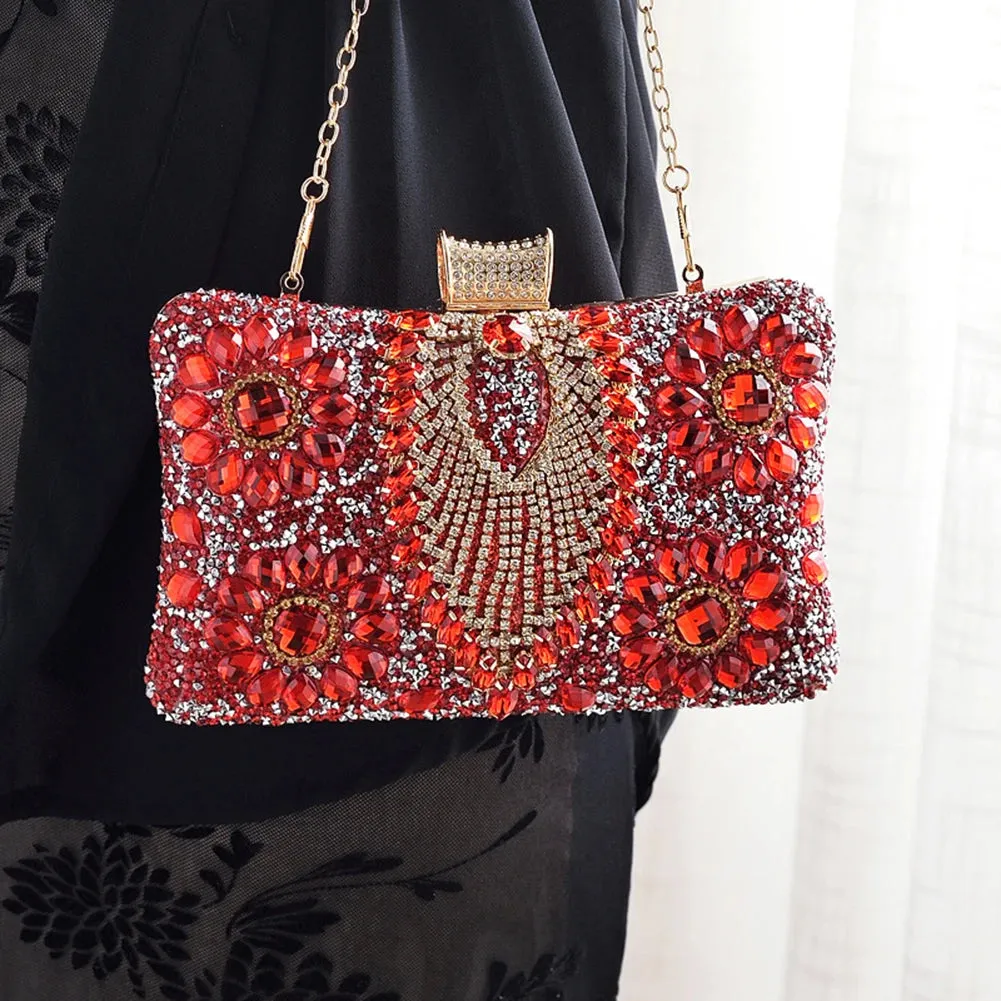 MOJOYCE Marvelous Multi-Choice Bling Clutch Bag