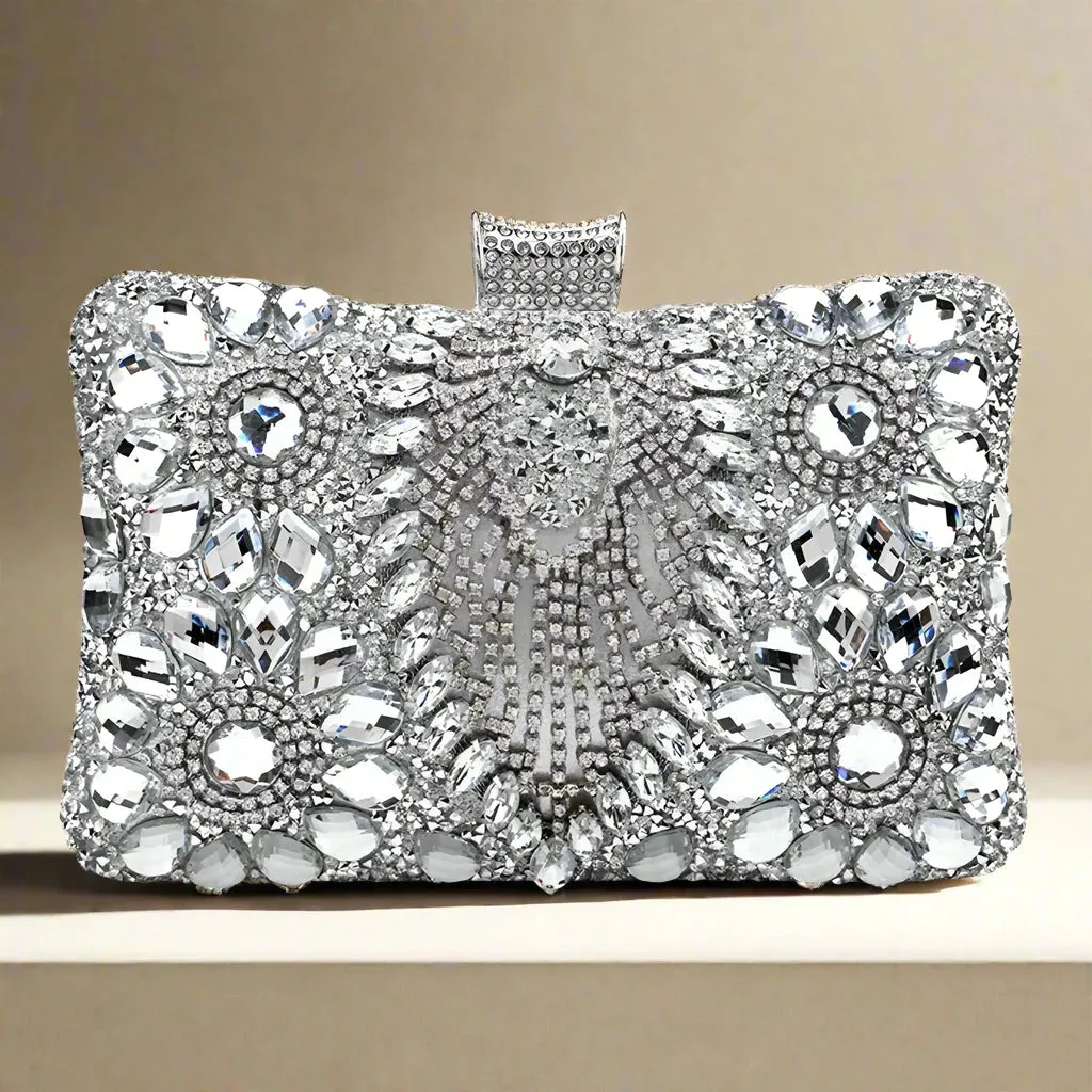 MOJOYCE Marvelous Multi-Choice Bling Clutch Bag