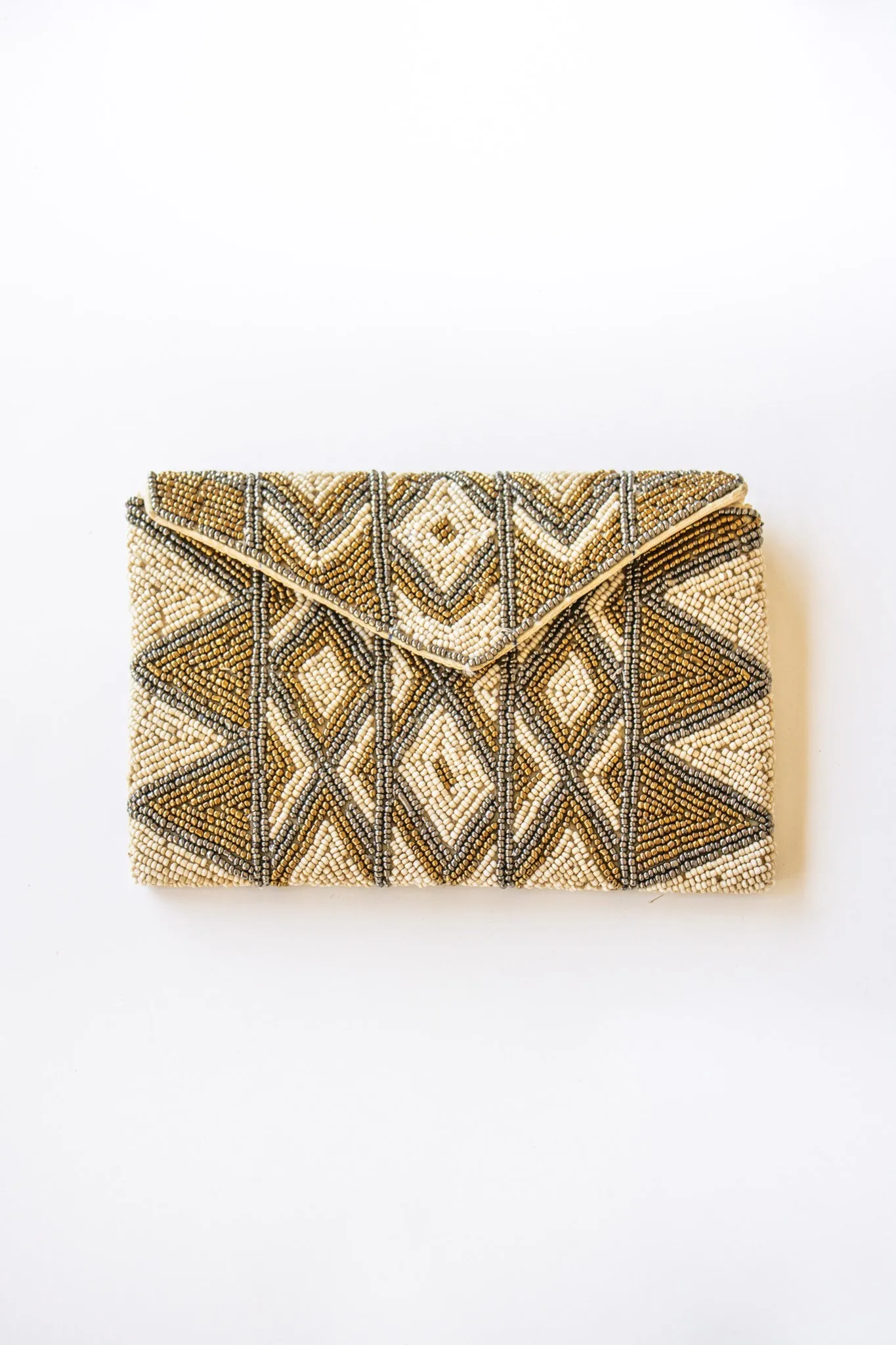 Mosaic Mantra Beaded Clutch