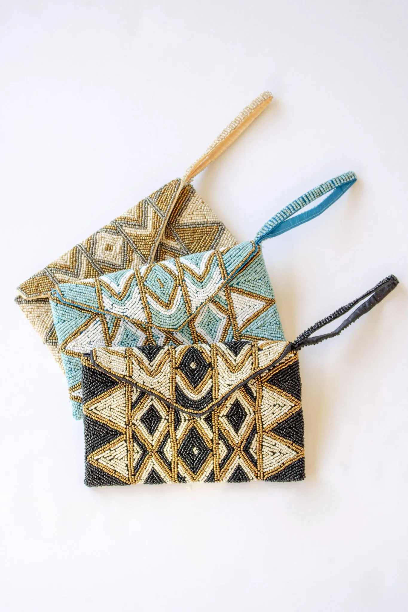 Mosaic Mantra Beaded Clutch