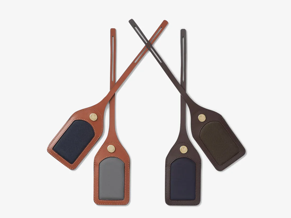 M/S Luggage Tag - Army/Dark Brown