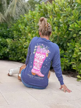 'Mud On Her Boots' Long Sleeve Tee by Simply Southern