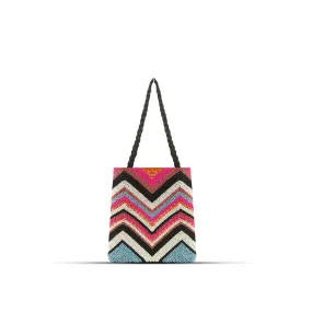 MULTI COLORED BEAD BAG