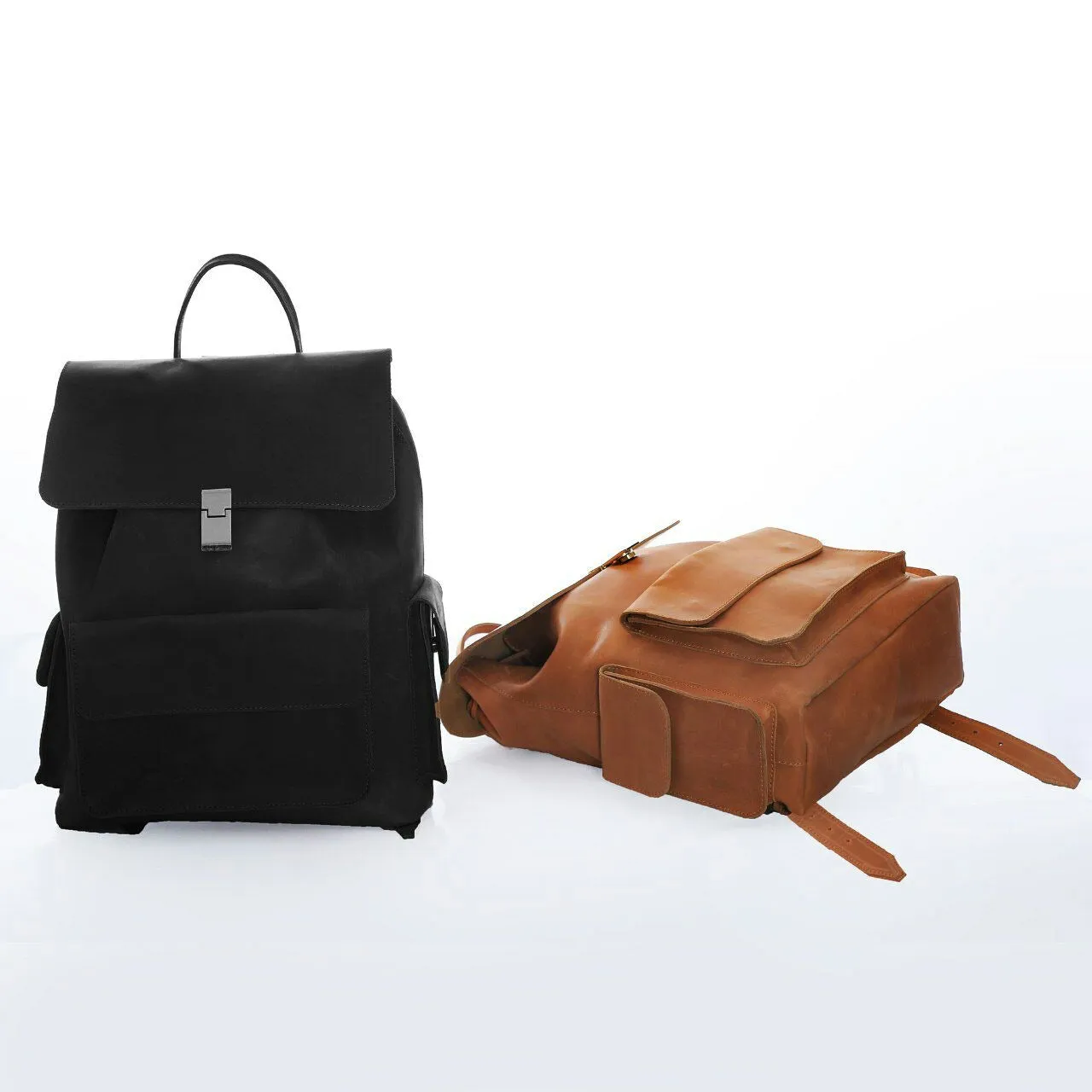 NICKI BACKPACK: RUST BROWN