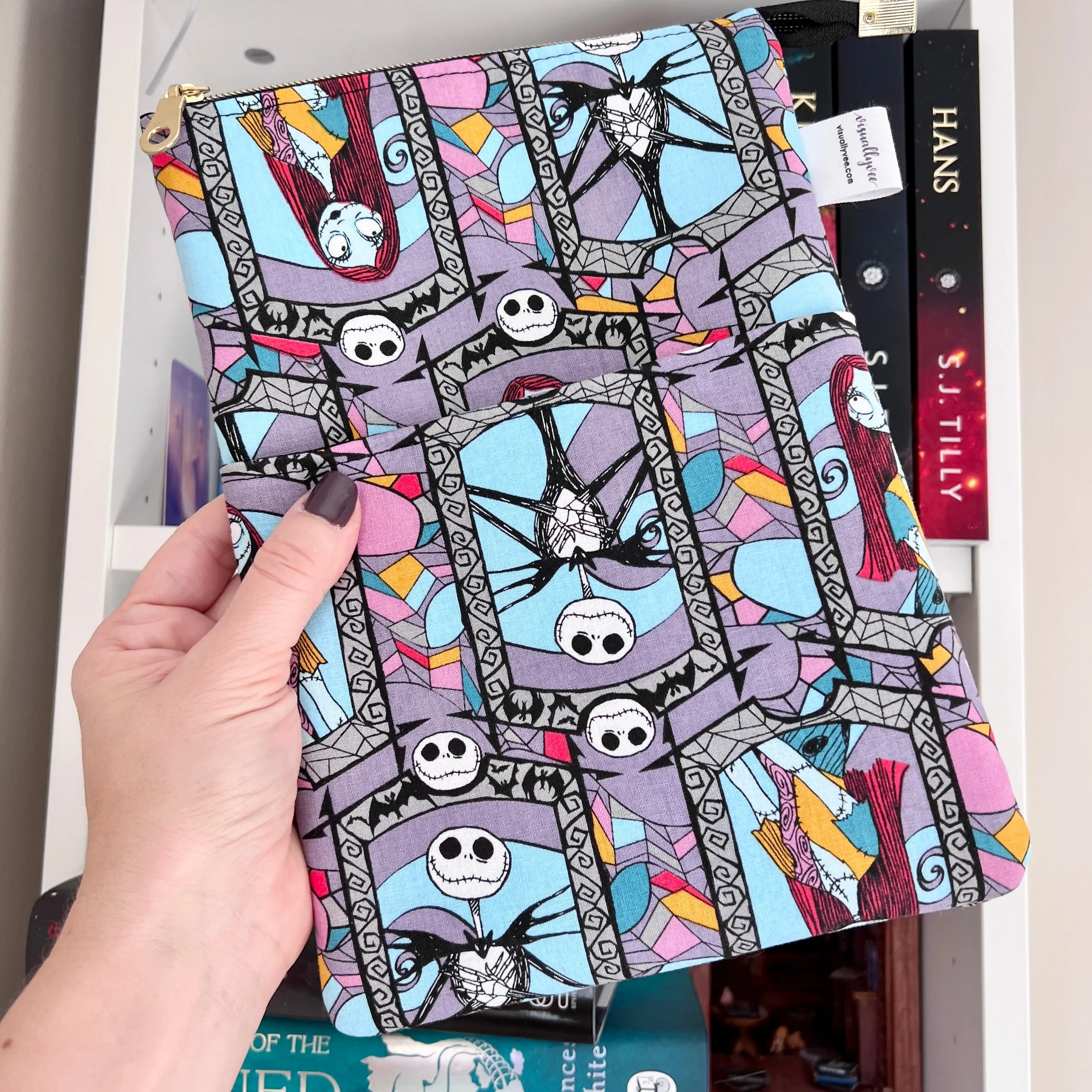 Nightmare Before Christmas Stained Glass
 -  Zippered Book Sleeve